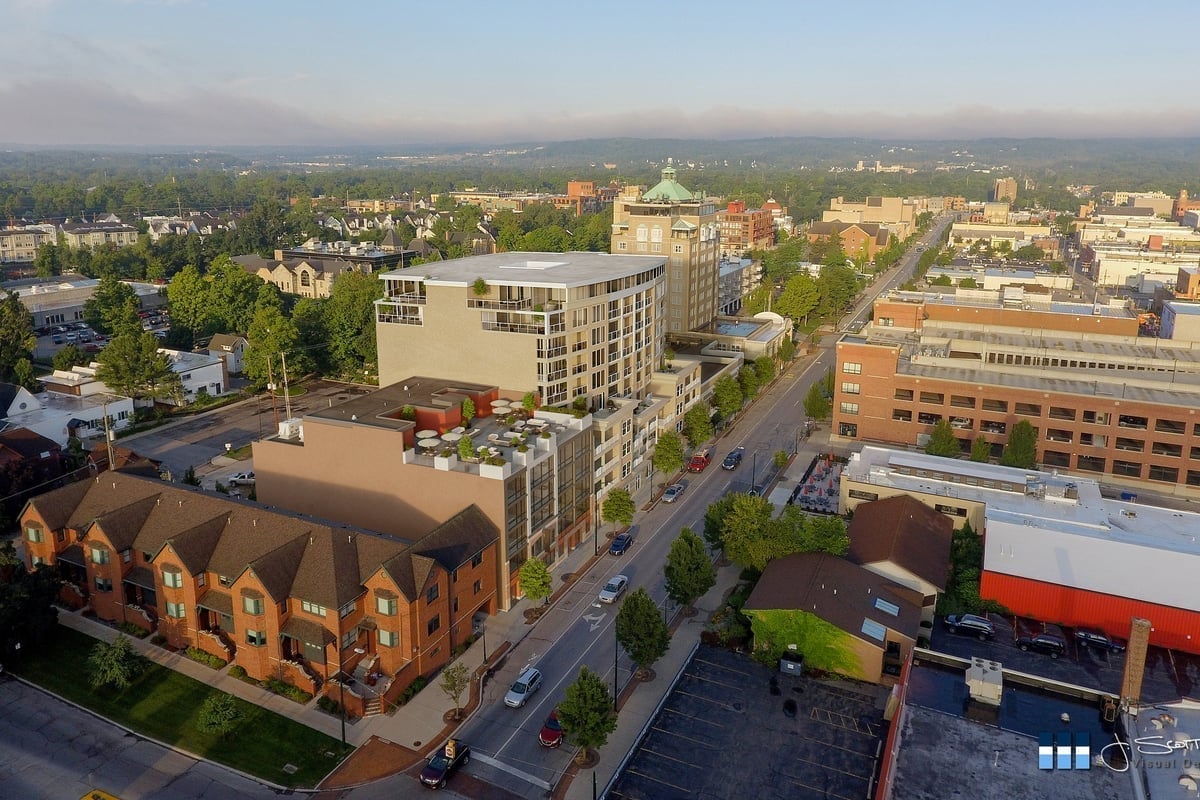 Peninsula Place aerial rendering